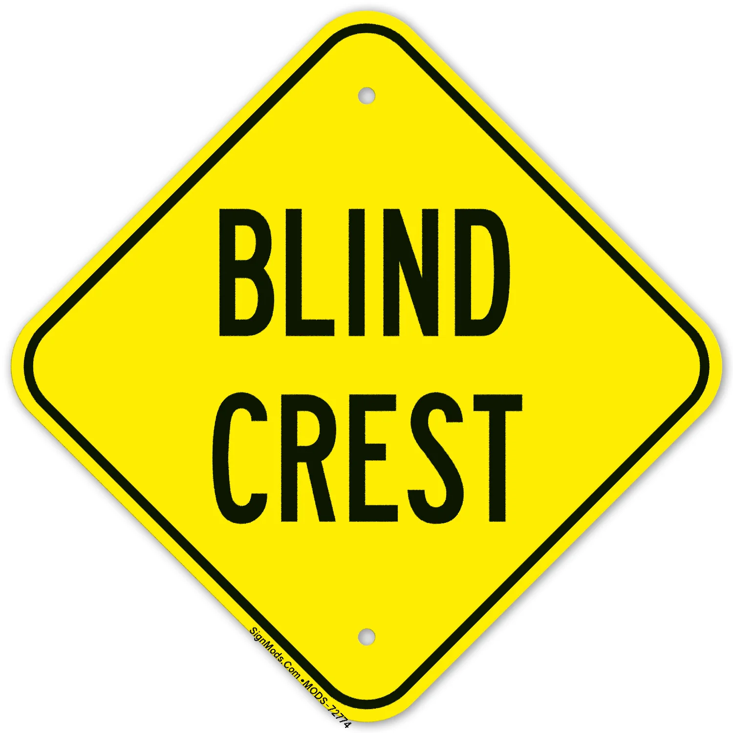 Blind Crest Sign Blind Crest Sign