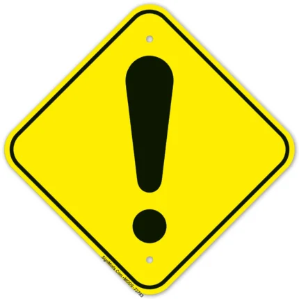 Exclamation Graphic Sign