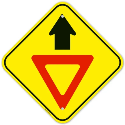 Yield Ahead Sign
