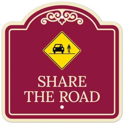 Share The Road Décor Sign