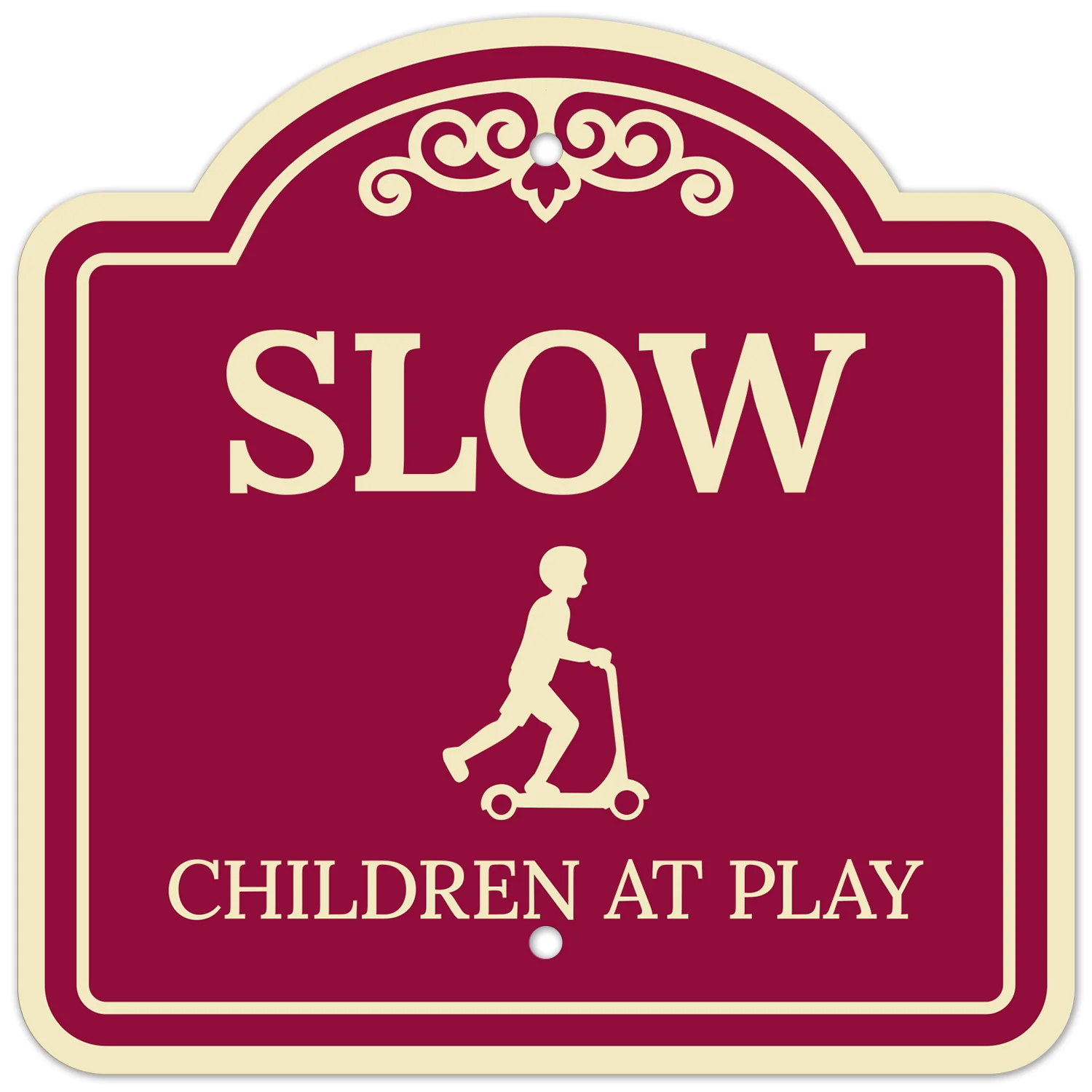 Slow Childrens At Play Décor Sign Slow Childrens At Play Décor Sign