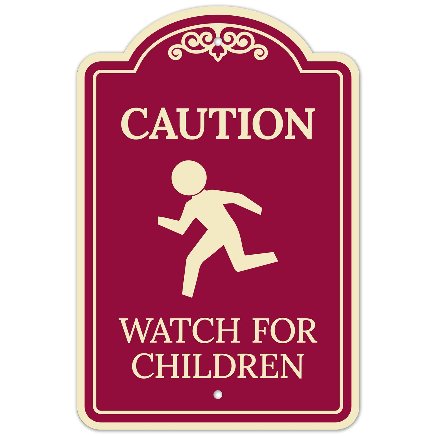 Caution Watch for Children Décor Sign Caution Watch for Children Décor Sign