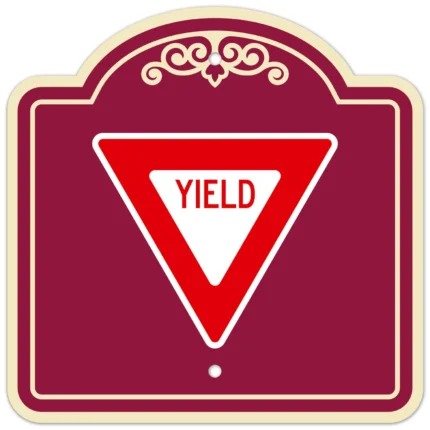 Yield Symbol Décor Sign