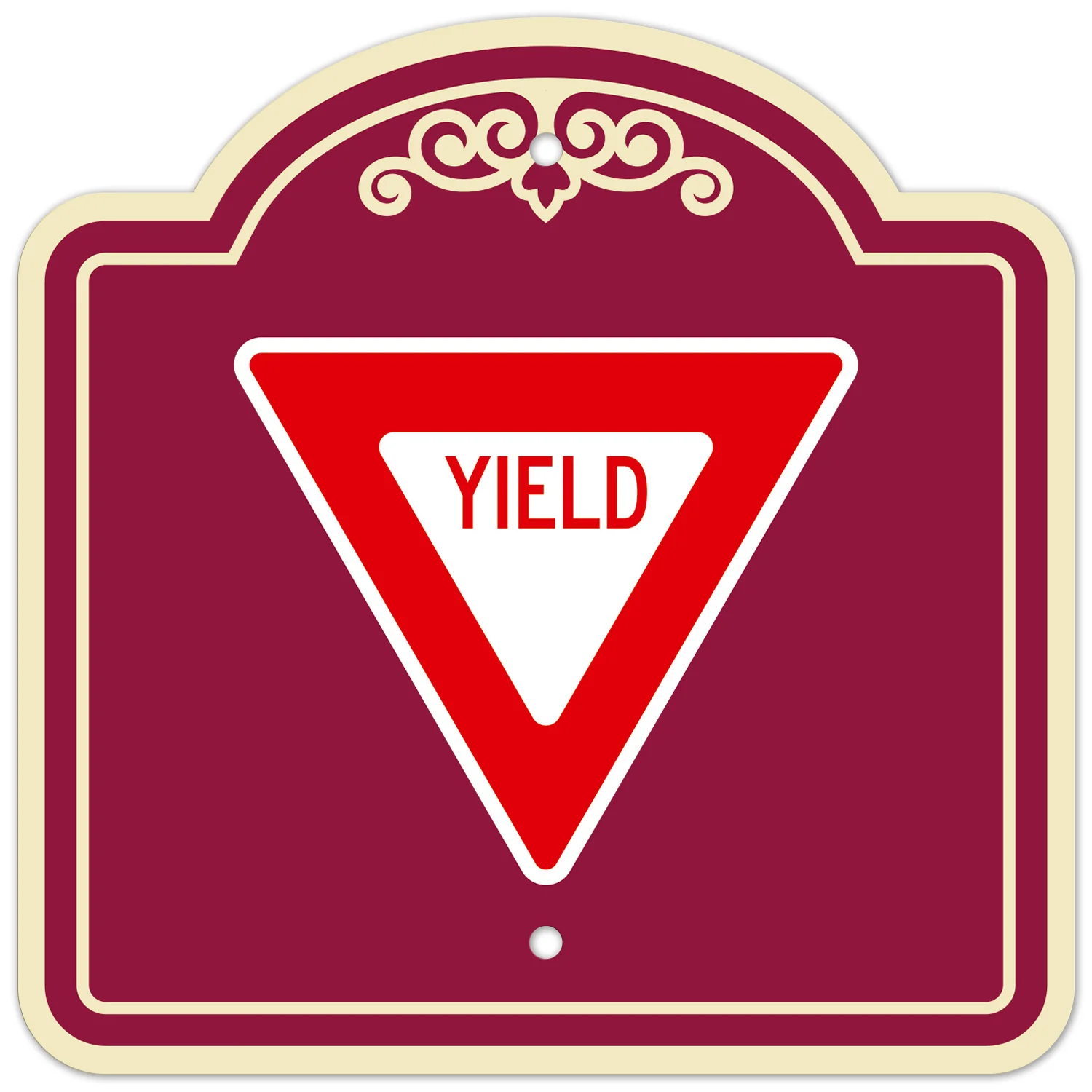 Yield Symbol Décor Sign Yield Symbol Décor Sign