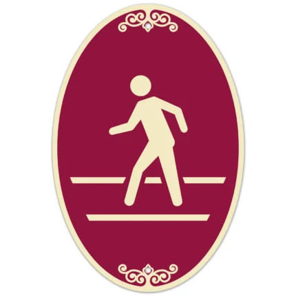 Pedestrian Crossing Decor Sign