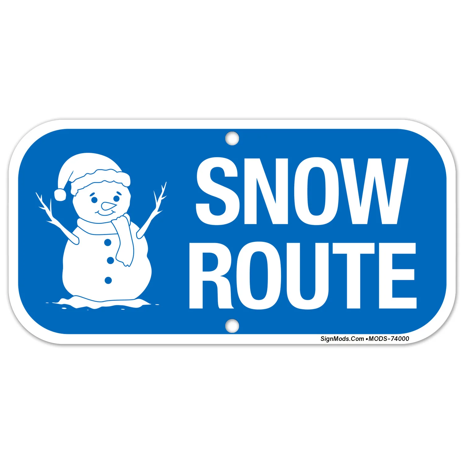 Snow Route Sign Snow Route Sign