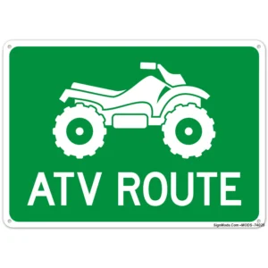ATV Route Sign