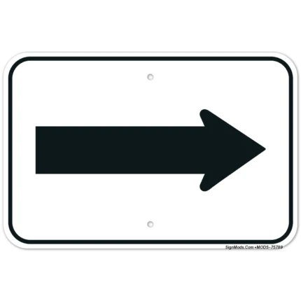 One Direction With Right Arrow Sign