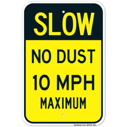 Slow Down Sign