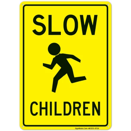 Go Slow Children Sign