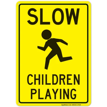 Slow Children Playing Sign
