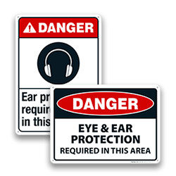 Ear Protection Signs
