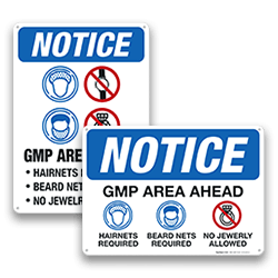 Hairnet Signs