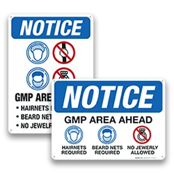 Hairnet Signs