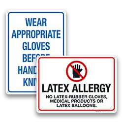 Hand & Glove Protection Signs